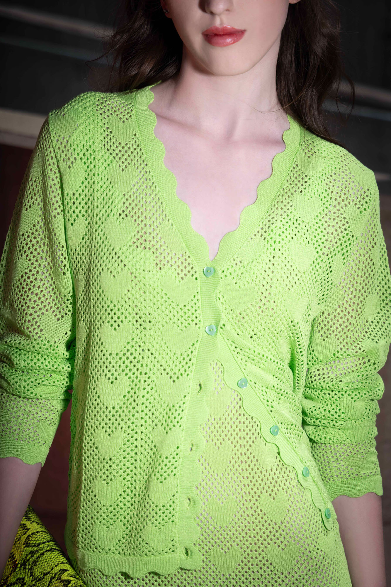 Estilo Para Ti Verde lima y fucsia, alta tendencia verano 2024 -7338