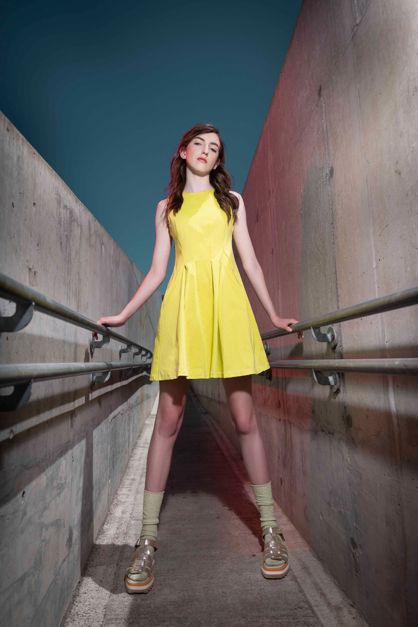 Estilo Para Ti Verde lima y fucsia, alta tendencia verano 2024 -7437