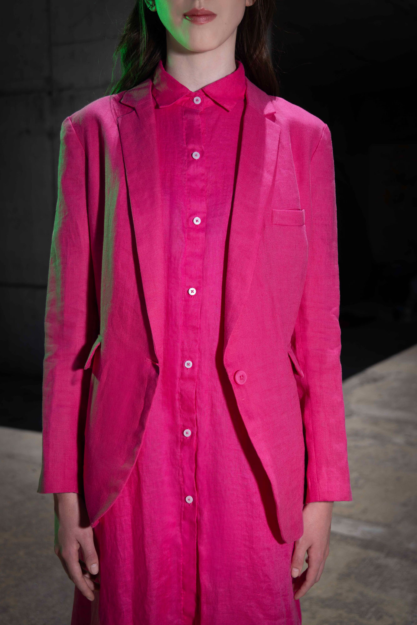 Estilo Para Ti Verde lima y fucsia, alta tendencia verano 2024 -7587